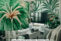 Living Room with All Green Shades, Impresses Shady